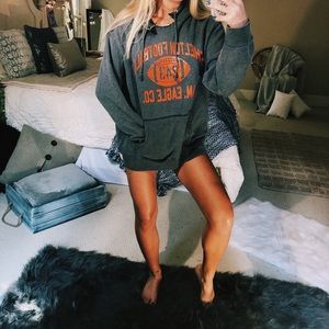 charcoal boyfriend hoodie